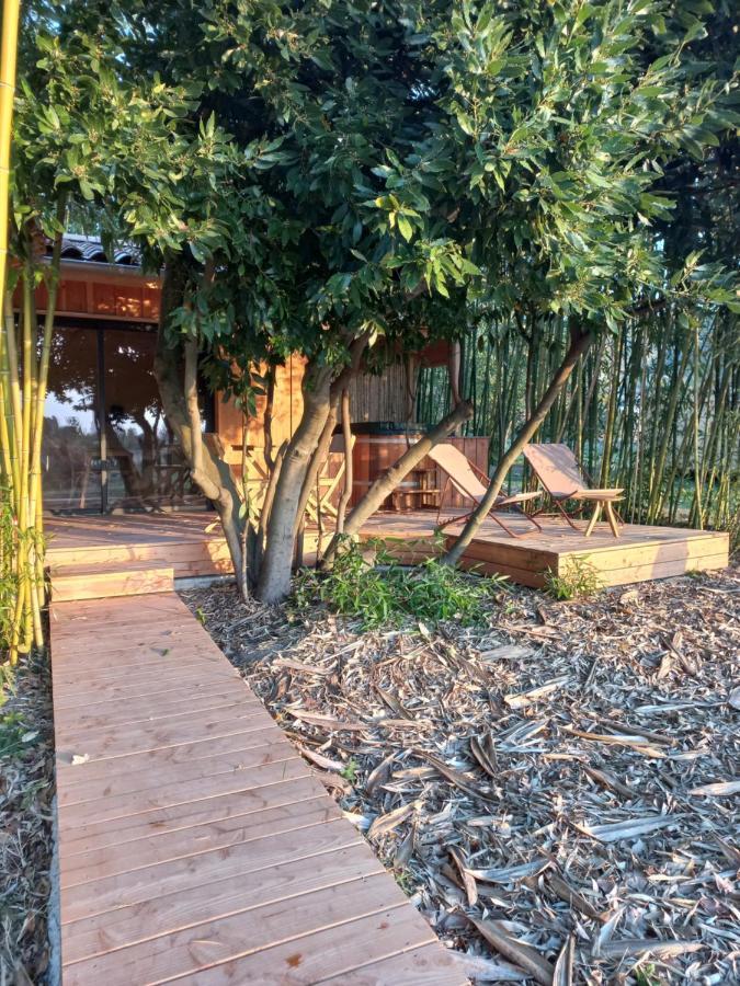 Maisonette Et Spa Bois La Bégude-de-Mazenc المظهر الخارجي الصورة